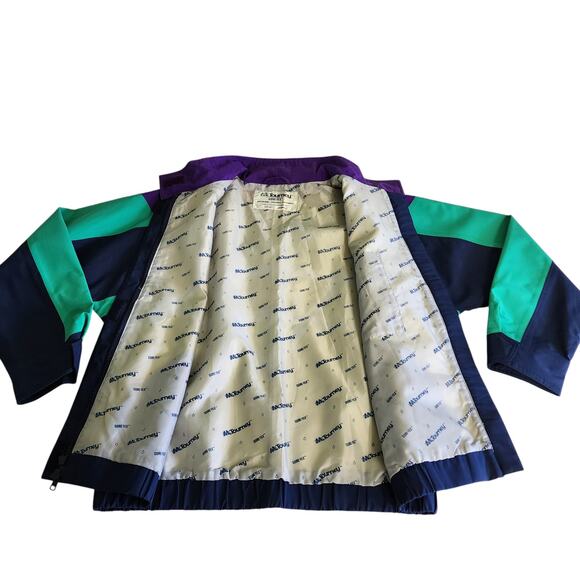 Tourney Womens Vintage Retro Gore Tex Waterproof Jacket Size Medium Golf Track - Picture 6 of 12